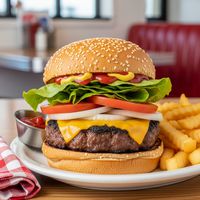 Burger clasic american - reteta americana