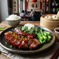 Char Siu (Carne de Porc la Grătar în stil Cantonez)