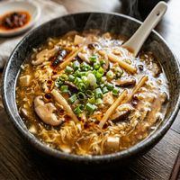 Ciorbă acrișoară picantă - rețetă chinezească