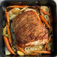 Cotlet de porc cu șorici crocant la cuptor