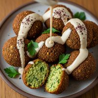 Falafel cu sos tahini - reteta egipteana