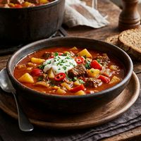 Gulaș unguresc - rețeta ungurească