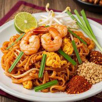 Pad Thai cu taitei lati - reteta thailandeza