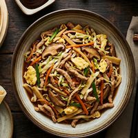 Porc Moo Shu - rețetă chinezească