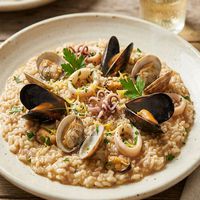 Risotto cu fructe de mare