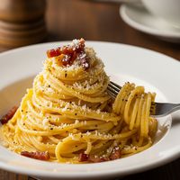 Spaghetti carbonara - reteta italiana