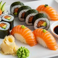 Sushi cu somon - reteta japoneza