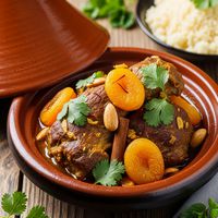 Tajine de miel cu caise - reteta marocana